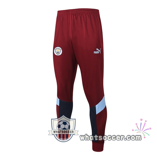 Manchester City Red Soccer Pants 2020-2021