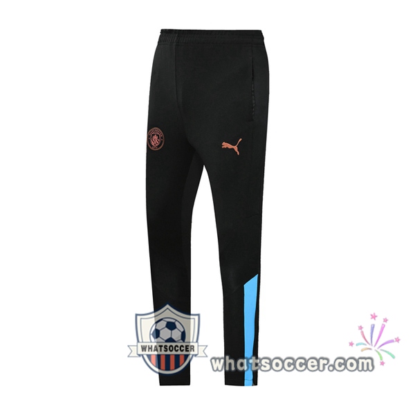 Manchester City Black Soccer Pants 2020-2021
