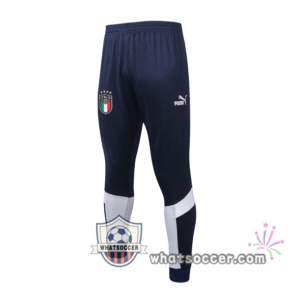 Italy Blue Royal White Soccer Pants 2020-2021
