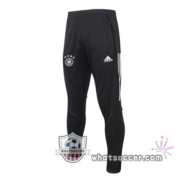 Germany Black White Soccer Pants 2020-2021