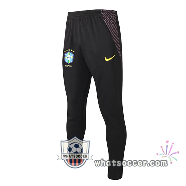 Brazil Black Soccer Pants 2020-2021