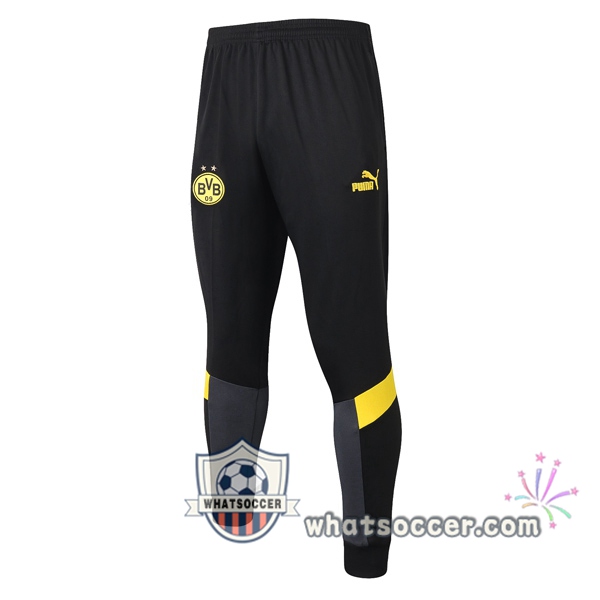 Dortmund BVB Black Gray Soccer Pants 2020-2021