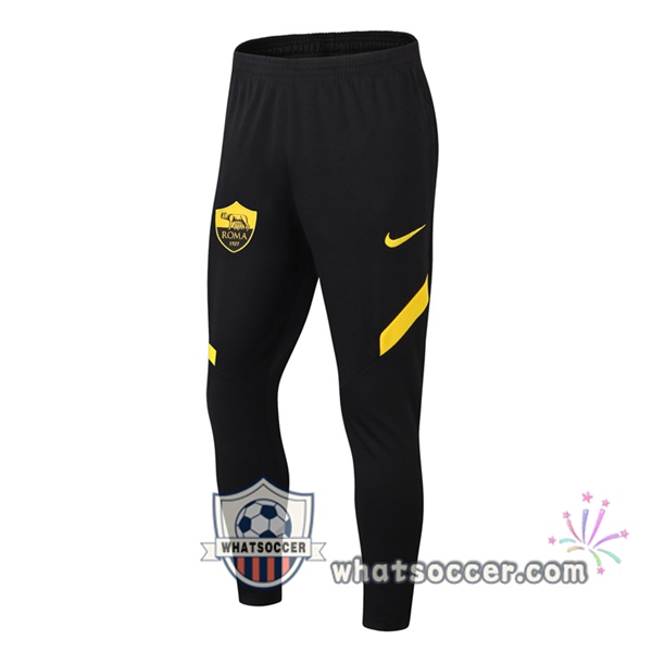 AS Roma Black Soccer Pants 2020-2021