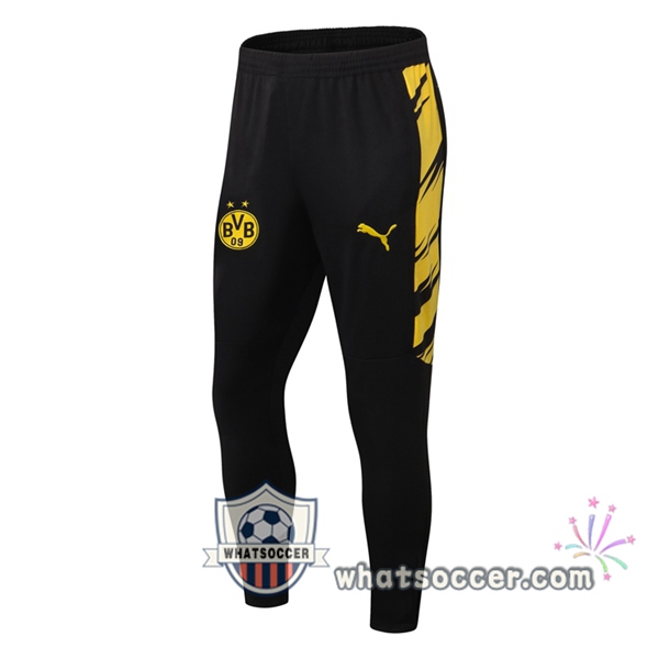Dortmund BVB Black Yellow Soccer Pants 2020-2021