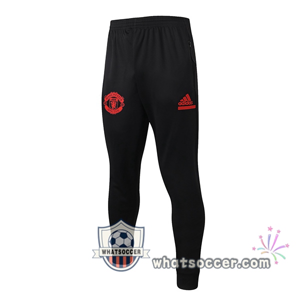 Manchester United Black Red Soccer Pants 2020-2021