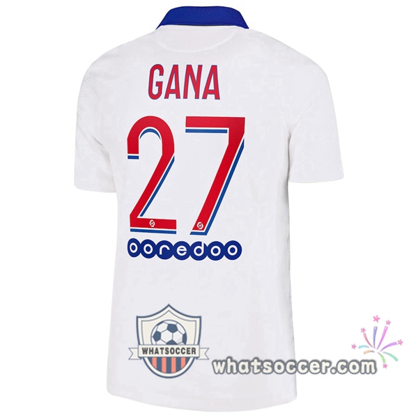 Paris PSG (Gana 27) Away Soccer Jerseys 2020-2021