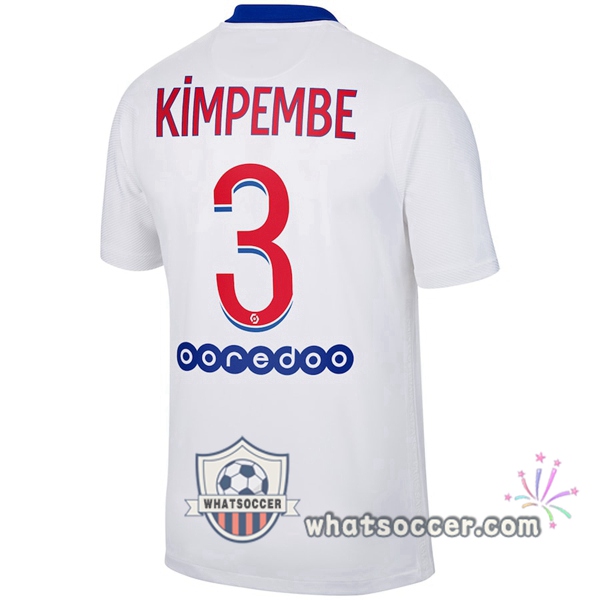 Paris PSG (Kimpembe 3) Away Soccer Jerseys 2020-2021