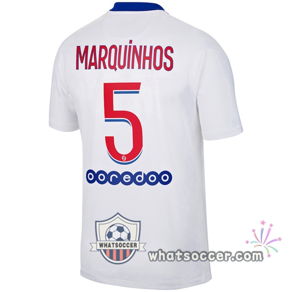 Paris PSG (Marquinhos 5) Away Soccer Jerseys 2020-2021