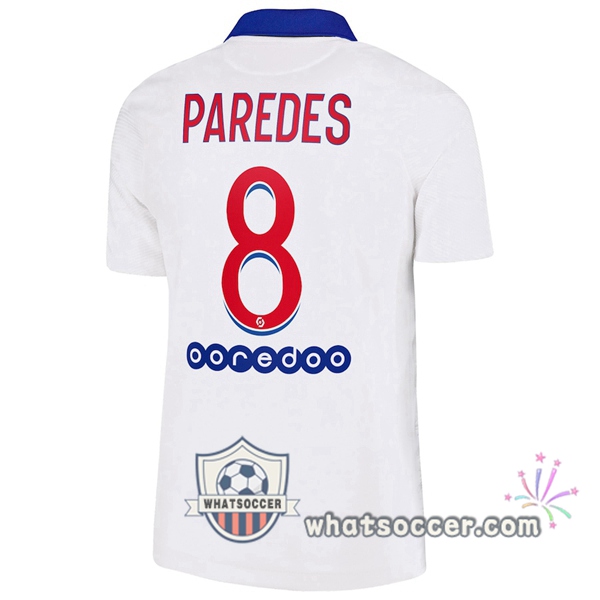 Paris PSG (Paredes 8) Away Soccer Jerseys 2020-2021