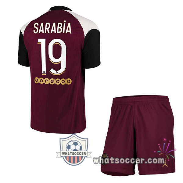 PSG (Sarabia 19) Kids Third Soccer Jerseys 2020-2021