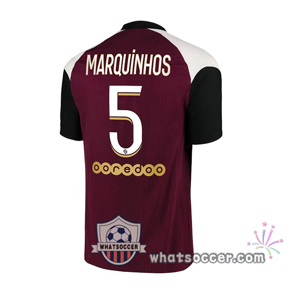 Paris PSG (Marquinhos 5) Third Soccer Jerseys 2020-2021
