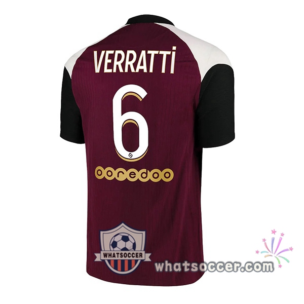 Paris PSG (Verratti 6) Third Soccer Jerseys 2020-2021