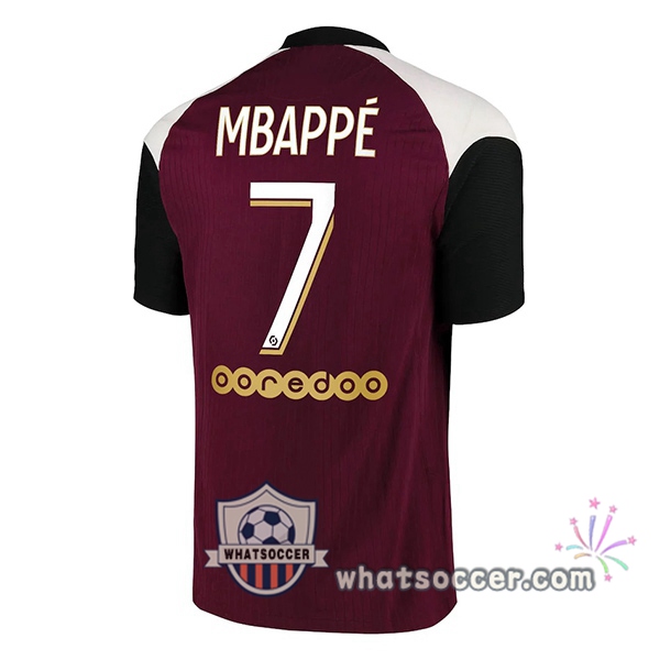 Paris PSG (Mbappé 7) Third Soccer Jerseys 2020-2021