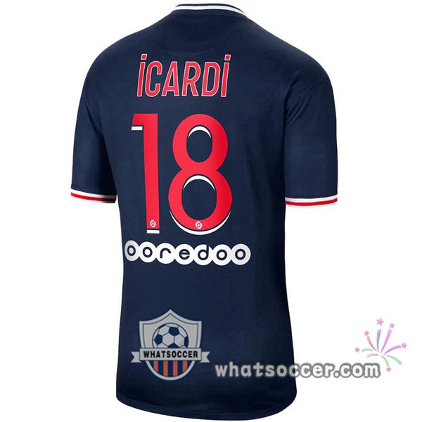 Paris PSG (Icardi 18) Home Soccer Jerseys 2020-2021
