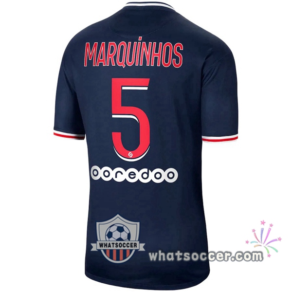Paris PSG (Marquinhos 5) Home Soccer Jerseys 2020-2021