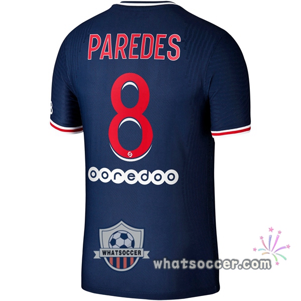 Paris PSG (Paredes 8) Home Soccer Jerseys 2020-2021