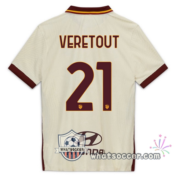 AS Roma (VERETOUT 21) Away Soccer Jerseys 2020-2021