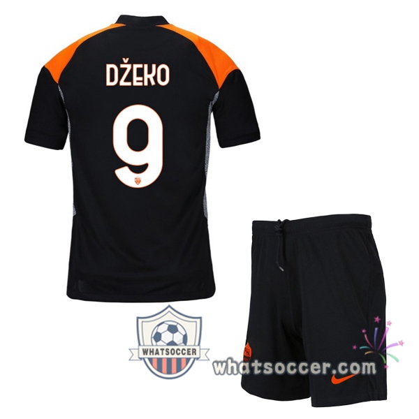 AS Roma (DŽEKO 9) Kids Third Soccer Jerseys 2020-2021