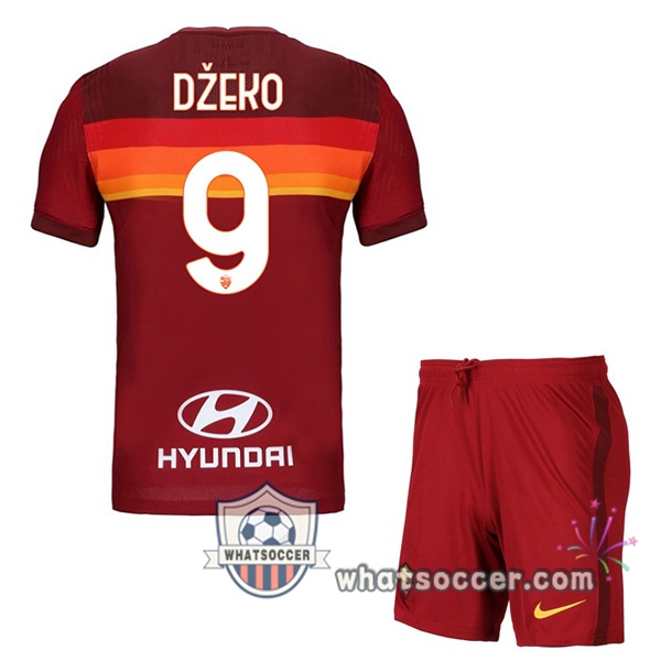 AS Roma (DŽEKO 9) Kids Home Soccer Jerseys 2020-2021