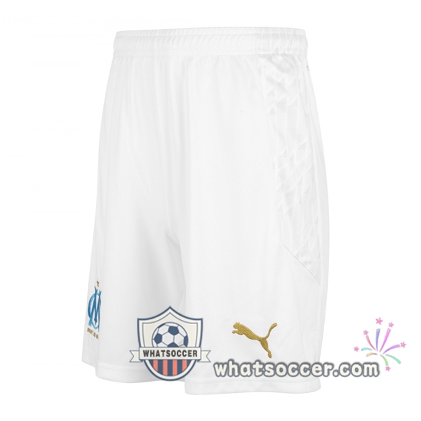 Olympique de Marseille Home Soccer Shorts 2020-2021