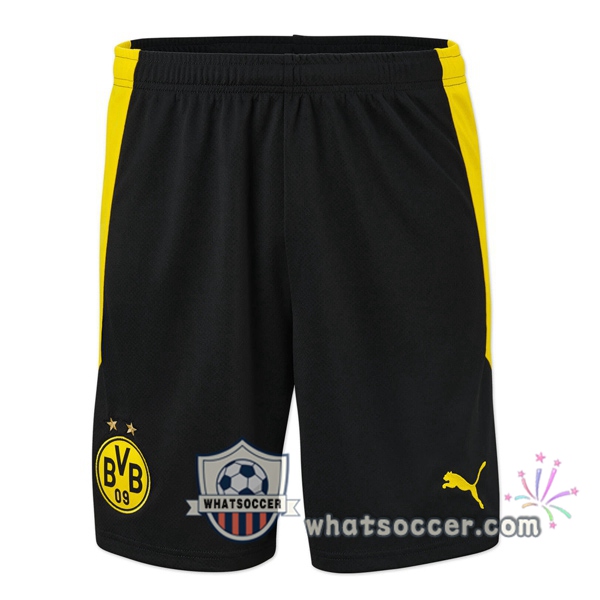 Dortmund BVB Home Soccer Shorts 2020-2021
