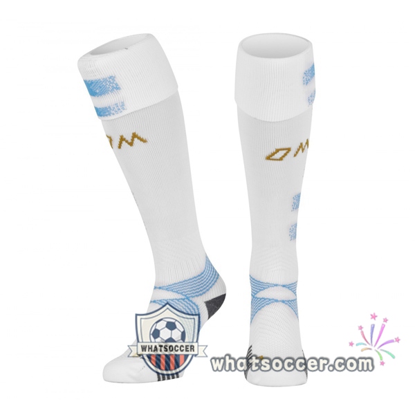 Olympique de Marseille Home Soccer Socks 2020-2021