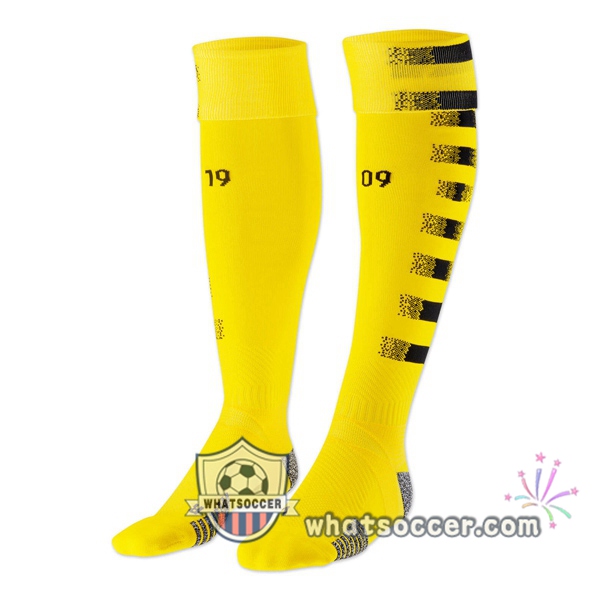 Dortmund BVB Home Soccer Socks 2020-2021