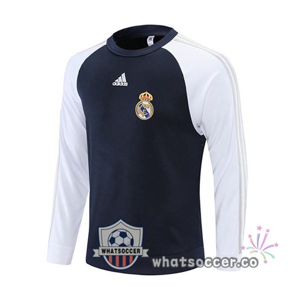 Real Madrid White Blue Soccer Sweater 2021-2022