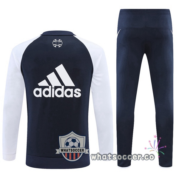 Real Madrid White Blue Tracksuit 2021-2022