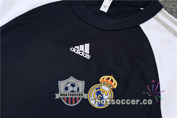 Real Madrid White Blue Tracksuit 2021-2022