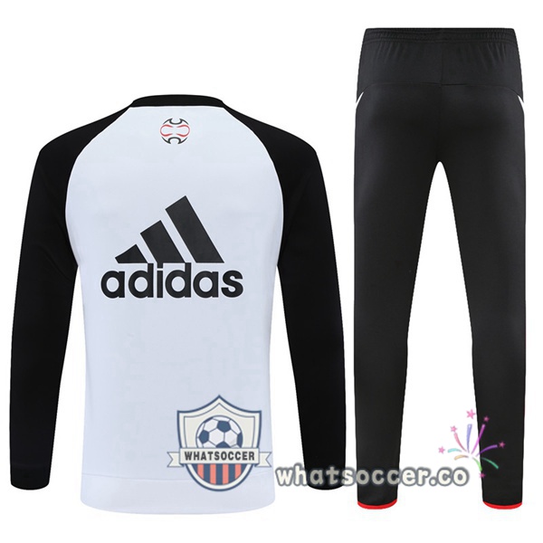 Manchester United White Black Tracksuit 2021-2022