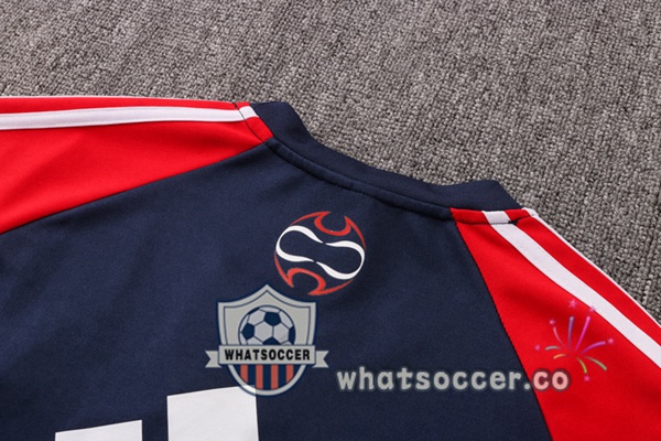 Bayern Munich Blue Royal Red Tracksuit 2021-2022