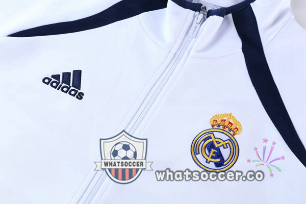 Real Madrid White Training Jacket 2021-2022