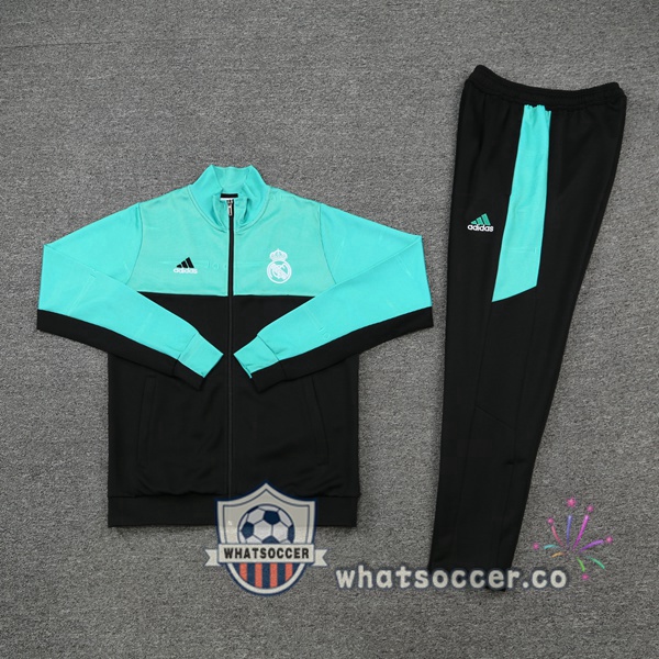 Real Madrid Green Training Jacket 2021-2022