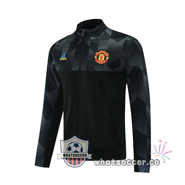 Manchester United Black Soccer Jacket 2021-2022
