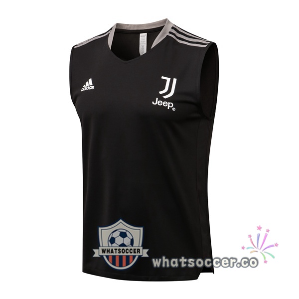 Juventus Black Soccer Vest 2021-2022