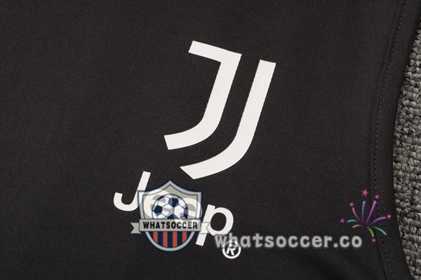 Juventus + Shorts Black Soccer Vest 2021-2022