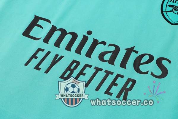 Arsenal + Shorts Green Soccer Vest 2021-2022