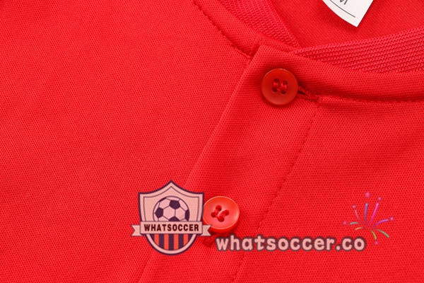 Training Polo AC Milan + Pants Red 2021-2022