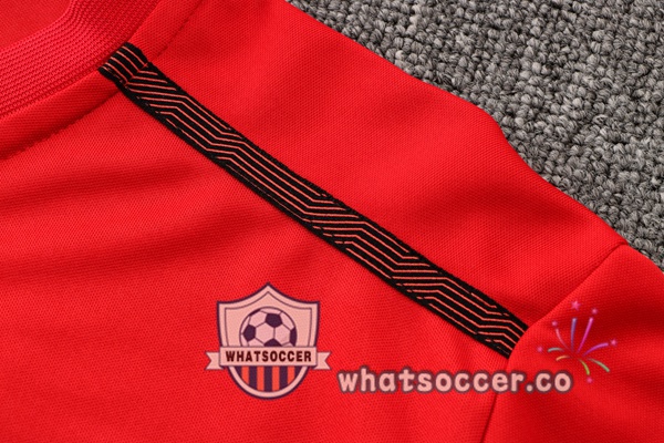 Training Polo AC Milan + Pants Red 2021-2022