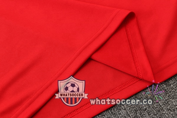 Training Polo AC Milan + Pants Red 2021-2022