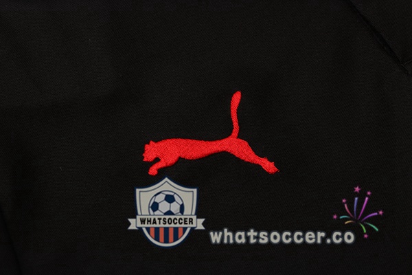 Training Polo AC Milan + Pants Black 2021-2022