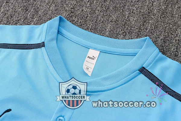 Training Polo Marseille OM + Pants Blue 2021-2022