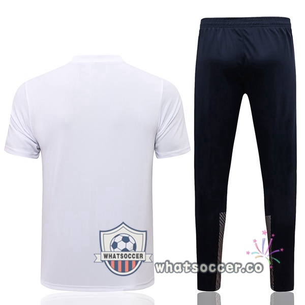 Training Polo Manchester City + Pants White 2021-2022