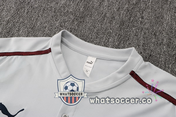 Training Polo Manchester City + Pants Gray 2021-2022