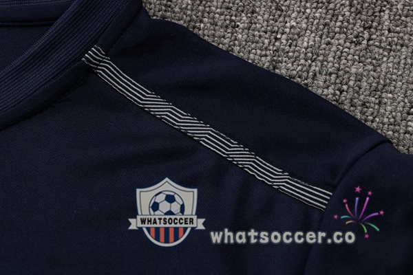 Training Polo Manchester City + Pants Blue Royal 2021-2022
