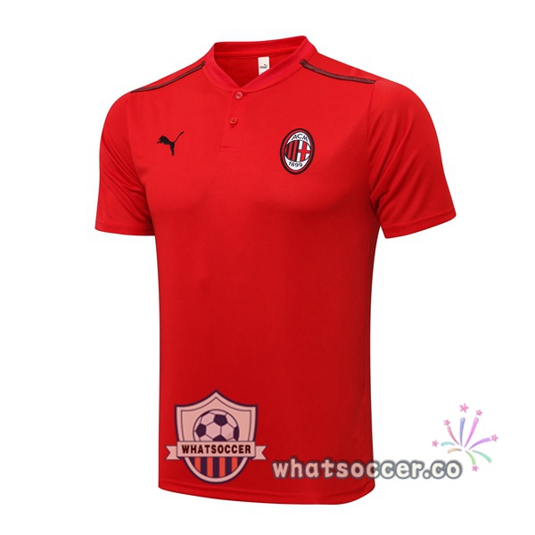 Training Polo AC Milan Red 2021-2022