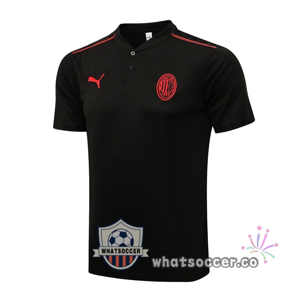 Training Polo AC Milan Black 2021-2022