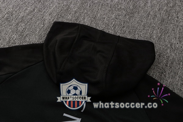 AC Milan Black Hooded Jacket 2021-2022