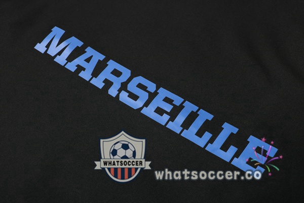 Marseille OM Black Hooded Jacket 2021-2022